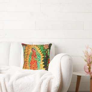 Onze Vrouwe van Guadalupe Mexico Kussen