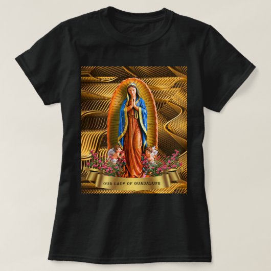 Onze Vrouwe van Guadalupe Mexico T-shirt (Design voorkant)