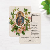 Onze Vrouwe van Guadalupe Spaanse begrafenis Heili Visitekaartje (Bureau)