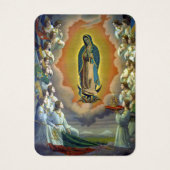 Onze Vrouwe van Guadalupe Spaanse begrafenis Heili Visitekaartje (Voorkant)