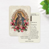 Onze Vrouwe van Guadalupe Spaanse begrafenis Heili Visitekaartje (Bureau)