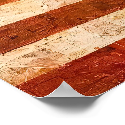 Onze Vrouwe van Guadalupe & Verenigde Staten Vlag Poster (Hoek)