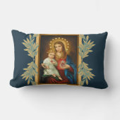 Onze Vrouwe van het Immaculate & Sorrowful Heart M Kussen (Voorkant)