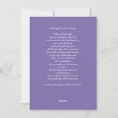 Onze Vrouwe van Snelle Opvolging met Gebed Feestdagenkaart (Achterkant)