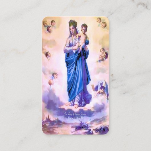 Onze Vrouwe van Snelle Opvolging met Gebed Informatiekaartje (Voorkant)