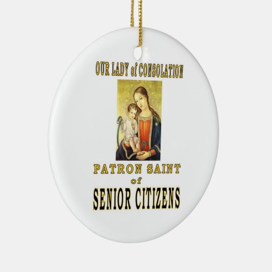 ONZE VROUWE VAN TROOST KERAMISCH ORNAMENT (Rechts)