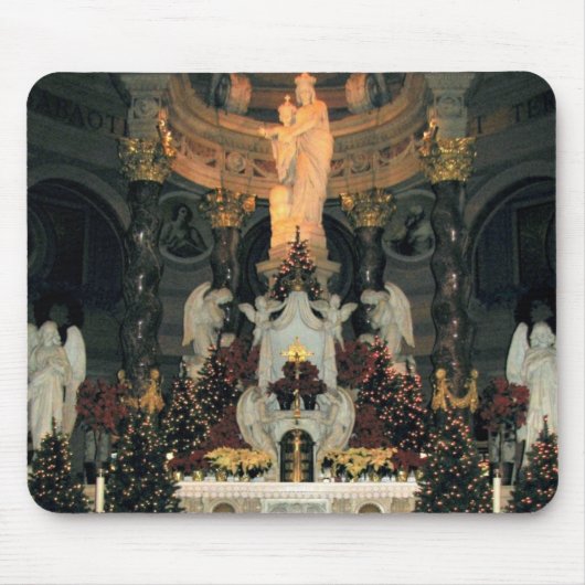 Onze Vrouwe Victory Basilica Main Altar - Kerstmis Muismat (Voorkant)