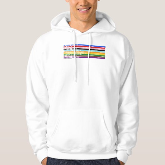 Onze waarden zijn hoodie (Voorkant)