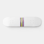 Onze waarden zijn skateboard (Horizontaal)