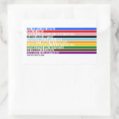 Onze waarden zijn Sticker (Tas)