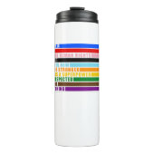 Onze waarden zijn thermische tuimelaars thermosbeker (Voorkant)