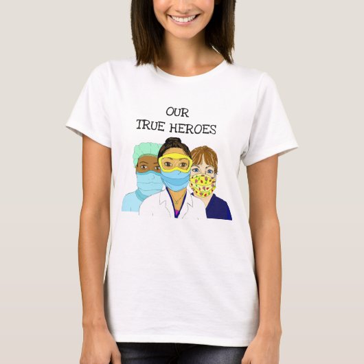 Onze Ware Helden, Zorgverleners T-shirt (Voorkant)