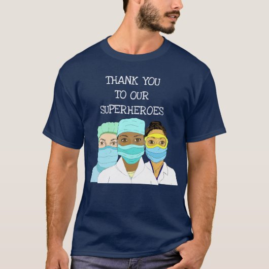 Onze Ware Helden, Zorgverleners T-shirt (Voorkant)