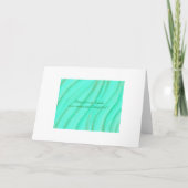 Onze Wedding, Green & Gold Blends Uitnodigingen Ka (Achterkant)