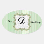 ONZE WEDDING MONOGRAMMED ENVELOPE SEAL STICKERS (Voorkant)