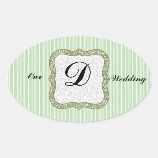 ONZE WEDDING MONOGRAMMED ENVELOPE SEAL STICKERS (Voorkant)