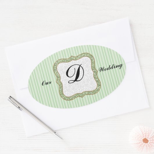 ONZE WEDDING MONOGRAMMED ENVELOPE SEAL STICKERS (Envelop)