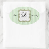 ONZE WEDDING MONOGRAMMED ENVELOPE SEAL STICKERS (Tas)