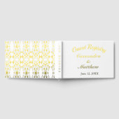 Onze Wedding Registry Bloemrijke Wijnstok Gouden F Gastenboek (Volledig)