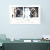 Onze weg begint hier 2 Welkomstwedstrijd voor foto Spandoek (Beurs)