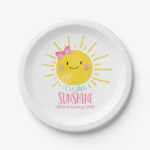 Onze Weinig Partij van de Zomer van de Zon van de Papieren Bordje