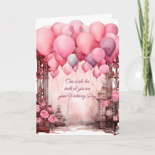 Onze wens voor jullie beiden op jullie trouwdag kaart