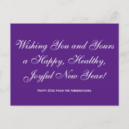 Onze wens voor u het Manuscript Digitale Gelukkig  Feestdagenkaart