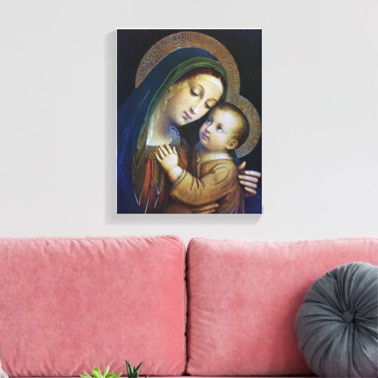 ONZE WET VAN GOED AFBEELDING VAN DE DEVOTIONELE CO CANVAS AFDRUK (Insitu (Woonkamer))