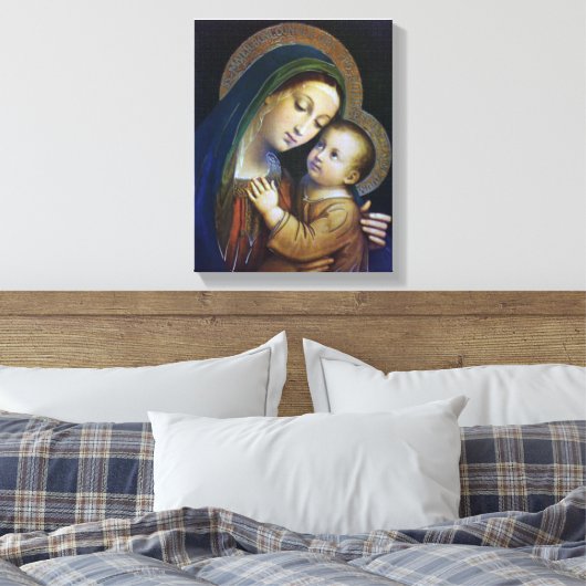ONZE WET VAN GOED AFBEELDING VAN DE DEVOTIONELE CO CANVAS AFDRUK (Insitu (Slaapkamer))