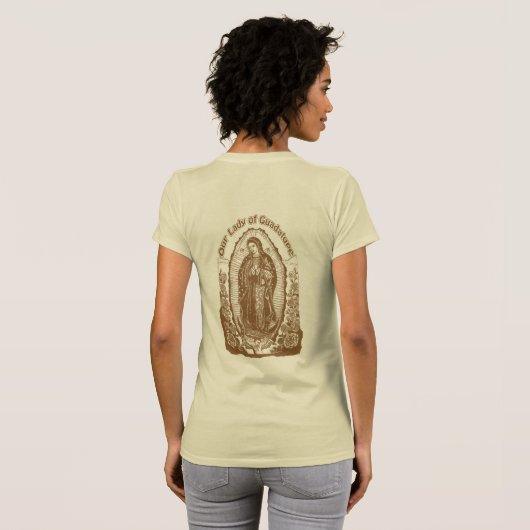 ONZE WET VAN GUADALUPE-DEVOTIONELE VISTUIG T-SHIRT (Achterkant volledig)