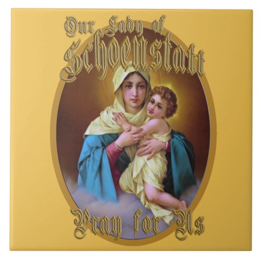 ONZE WET VAN SCHOENSTATT TEGELTJE (Voorkant)