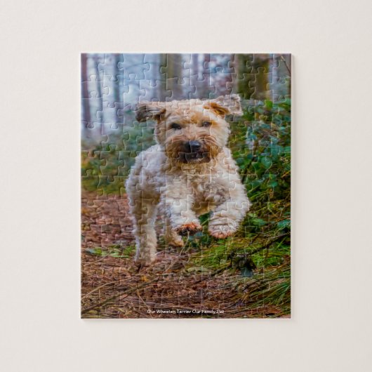 Onze Wheaten Terrier Ons Huisdier Legpuzzel (Verticaal)