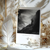 "Onze wildste gelofte." Foto bedankkaart Kaart