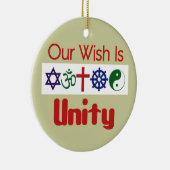 Onze Wish UNITY Ornament (Rechts)