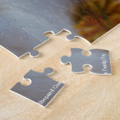 Onze Witte Zwitserse Shepard Onze familie Pet Jigz Legpuzzel (Zijkant)