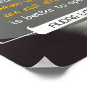 Onze woorden van Audre Lorde Poster (Hoek)