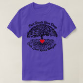 Onze wortels lopen diep in onze liefde... dieper i t-shirt (Design voorkant)