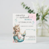 Onze Zeemeermin Verjaardag  (Staand voorkant)