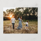 Onze zegeningen tellen feestdagenkaart (Voorkant)