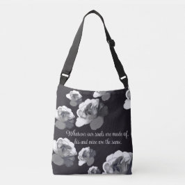 Onze zielen zijn dezelfde Gothic esthetische witte Crossbody Tas