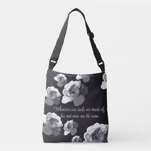 Onze zielen zijn dezelfde Gothic esthetische witte Crossbody Tas (Voorkant)