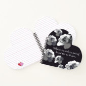 Onze zielen zijn hetzelfde Goth esthetisch witte r Notitieboek (Binnen)