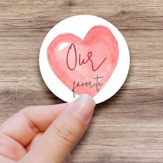 Onze, zijn, haar favoriete Vrijgezellenfeest bruil Ronde Sticker