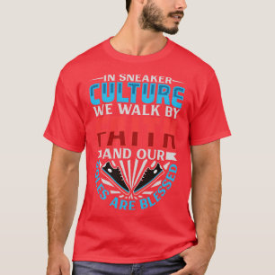 Onze zolen zijn gezegend Christelijk Schoenenverza T-shirt