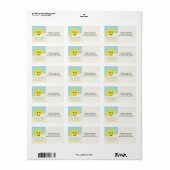 Onze zon etiket (Full Sheet)