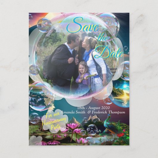 Onze zon is een ster en een schenker van het leven aankondigingskaart (Voorkant)