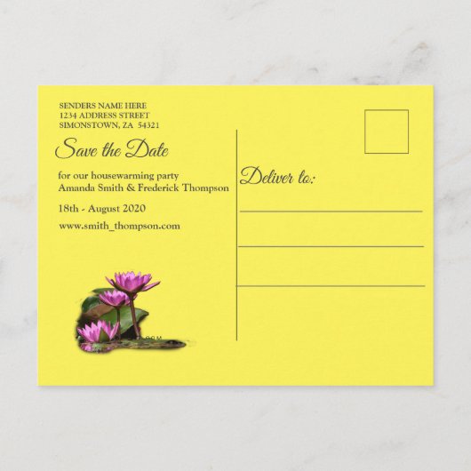 Onze zon is een ster en een schenker van het leven aankondigingskaart (Achterkant)