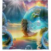 Onze zon is een ster en een schenker van het leven douchegordijn (Voorkant)