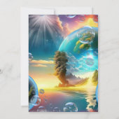 Onze zon is een ster en een schenker van het leven kaart (Achterkant)