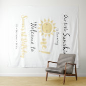 Onze zonneschijn verandert een schattige verjaarda wandkleed (In Situ (horizontaal))